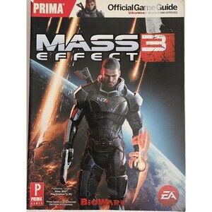 Official Prima Strategy Guide Mass Effect 3 Bioware for Xbox 360, PS3, PC
